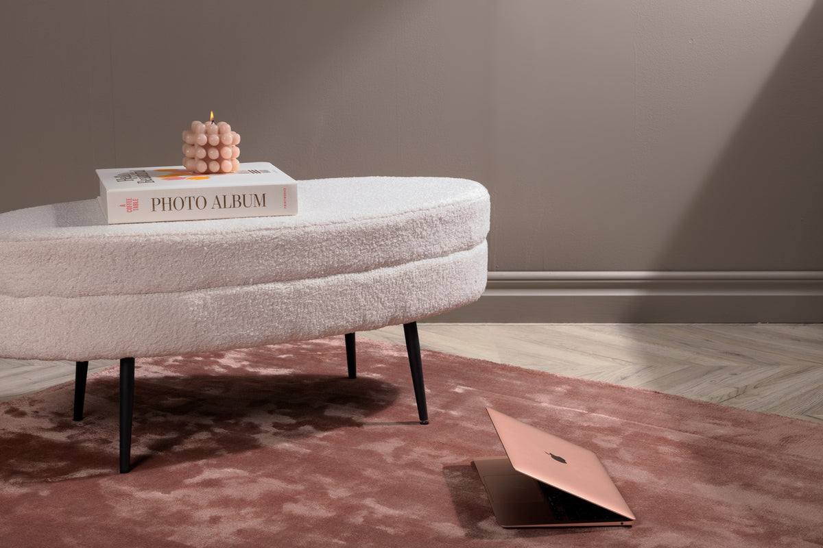 Indra rektangulært tæppe 300 x 200 pink