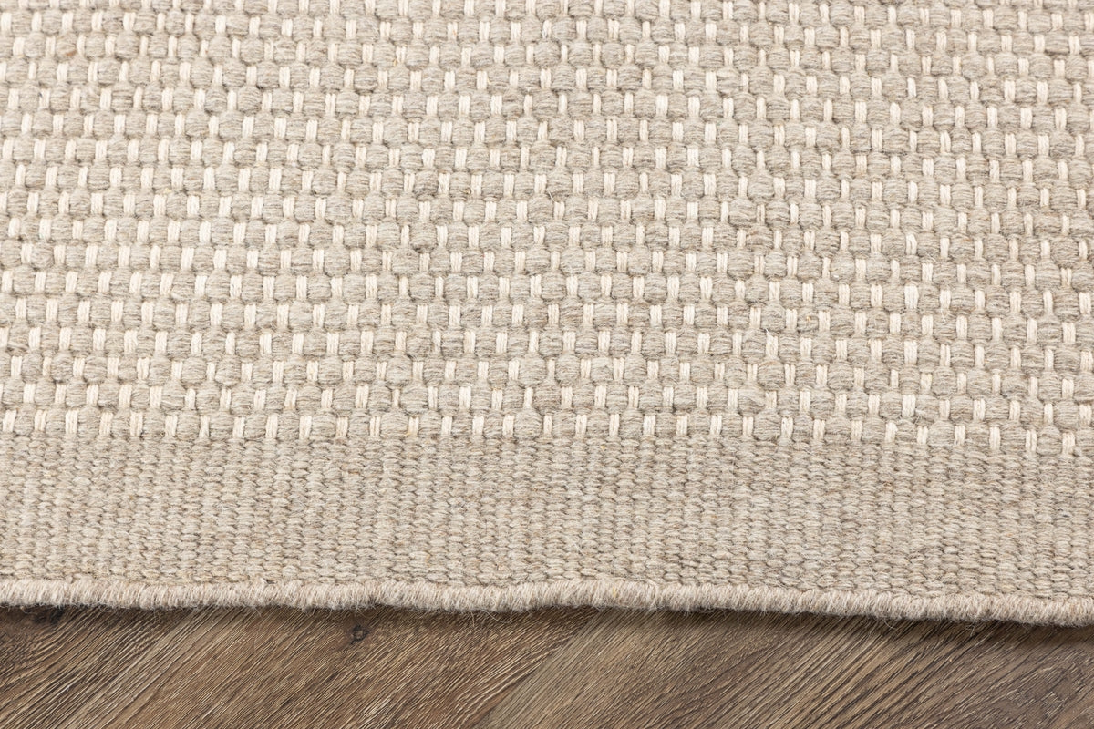 Vilma rektangulært tæppe 230 x 160 beige
