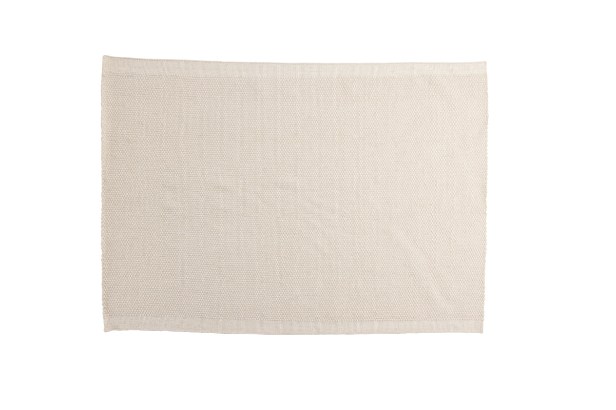 Vilma rektangulært tæppe 230 x 160 offwhite