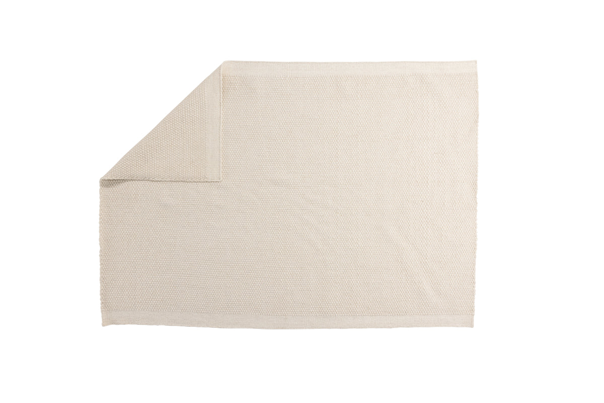 Vilma rektangulært tæppe 230 x 160 offwhite