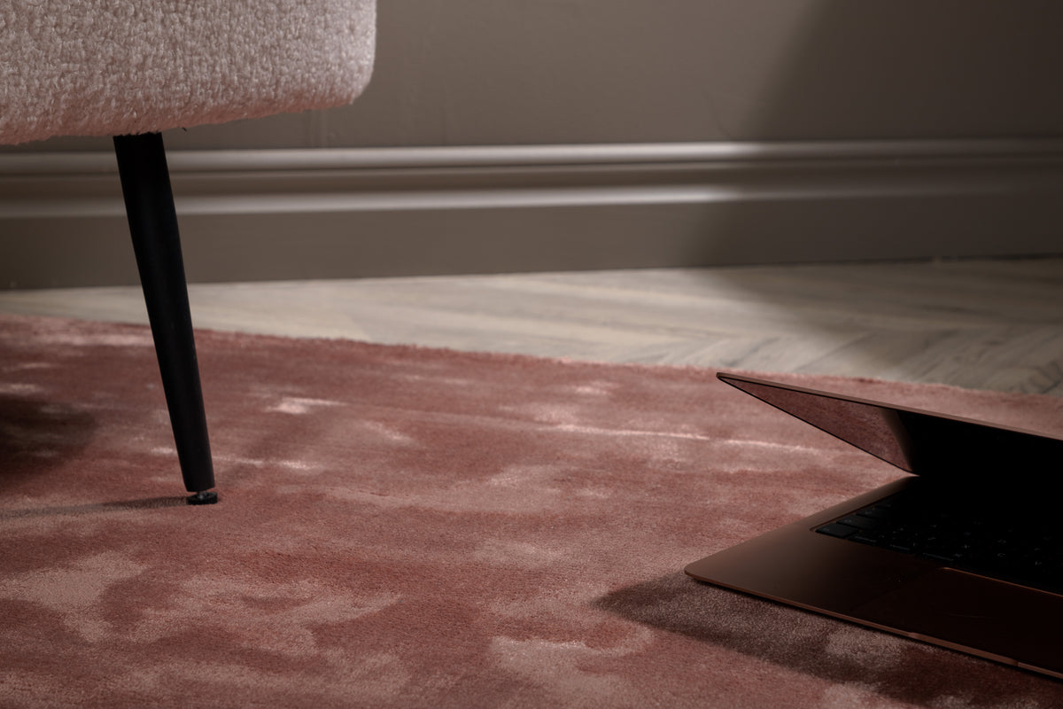 Indra rektangulært tæppe 350 x 250 pink