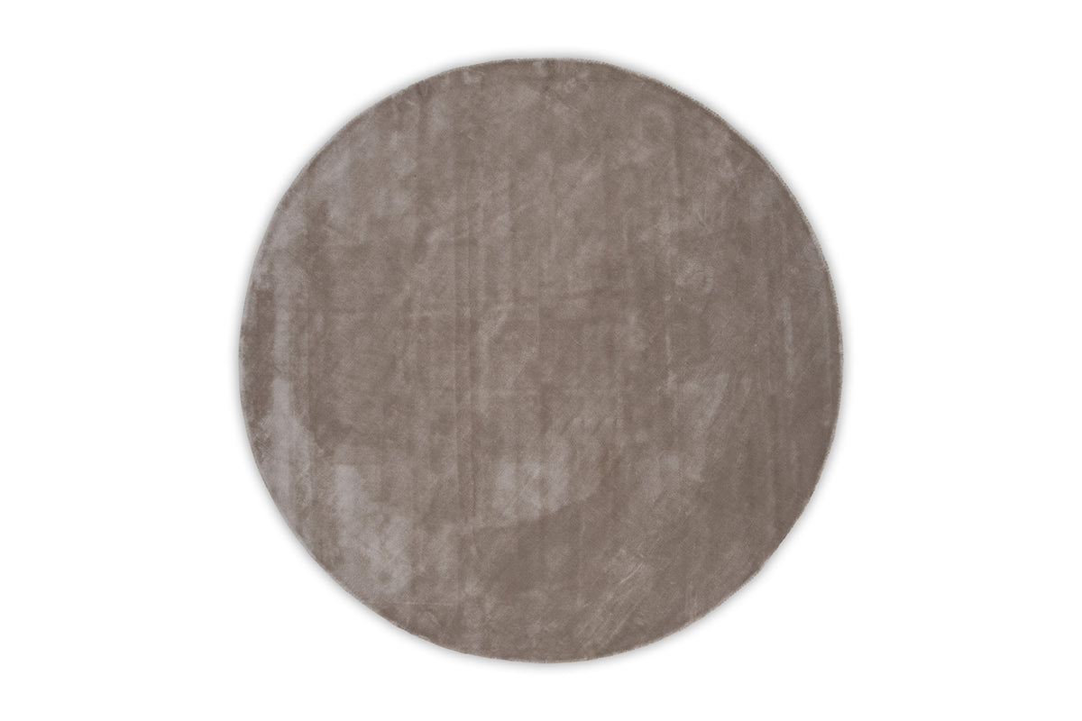 Indra rundt tæppe ⌀200 beige