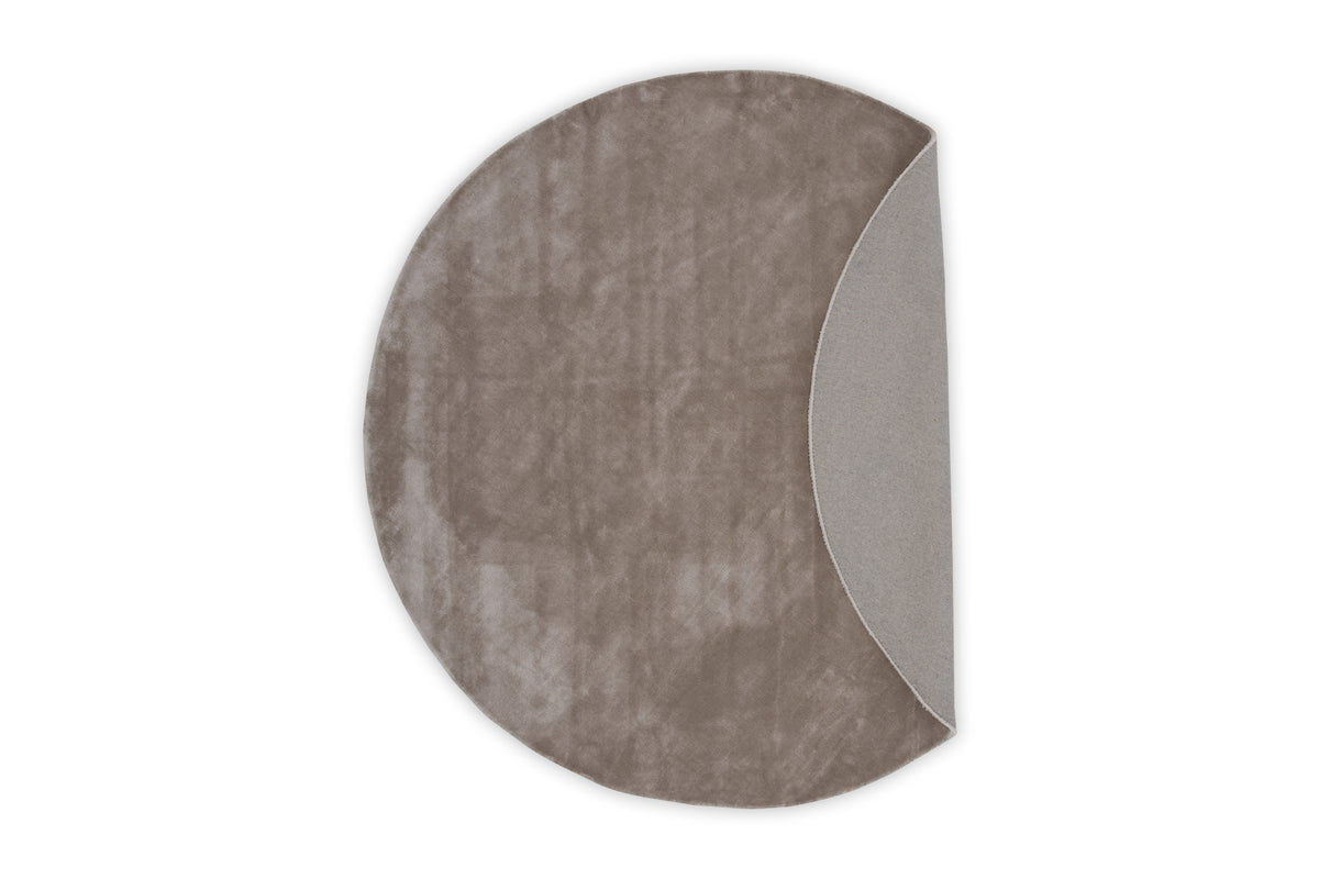 Indra rundt tæppe ⌀200 beige