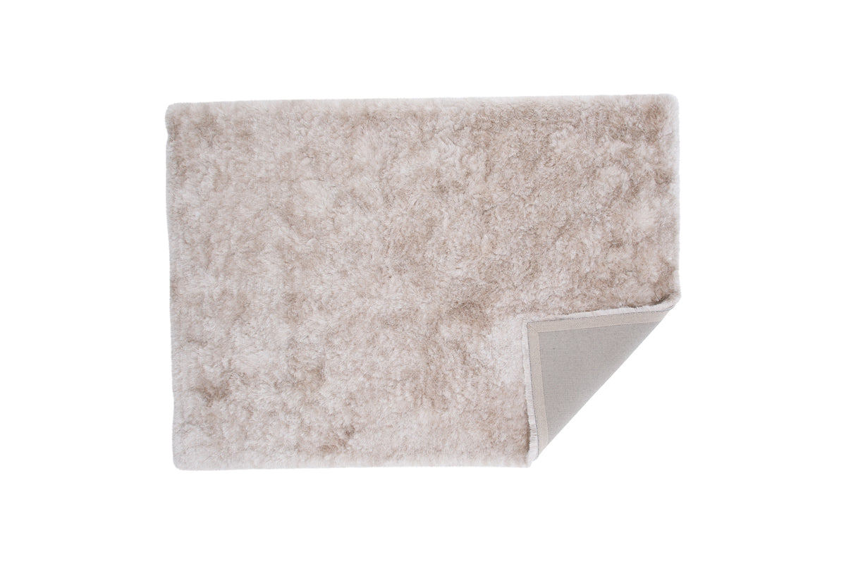 Shiva Rektangulært Tæppe 240 x 170 Beige