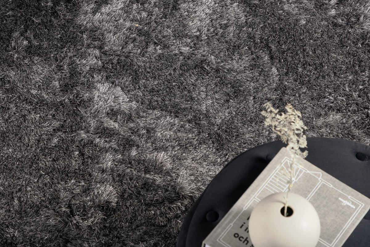 Rektangulært tæppe 300 x 200 Grå