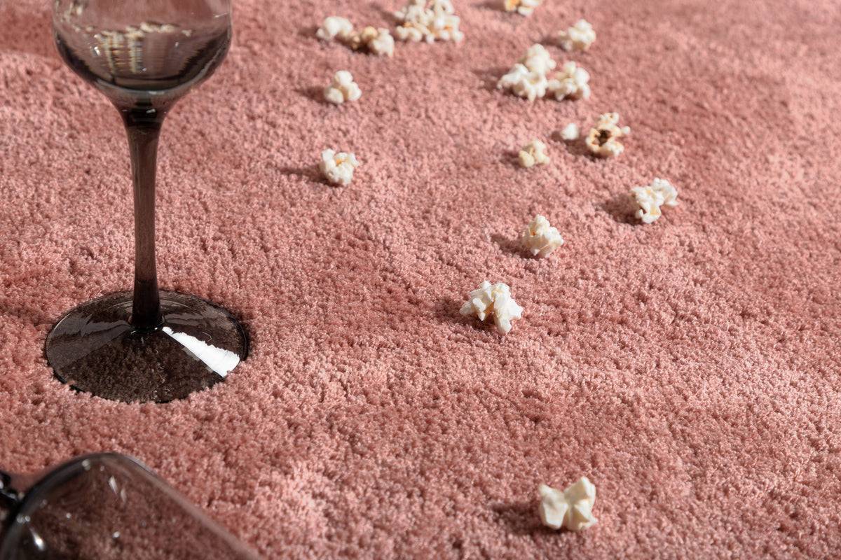 Undra rektangulært tæppe 300 x 200 pink