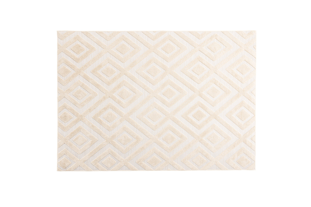 Pia Rektangulært Tæppe 290 x 200 Beige
