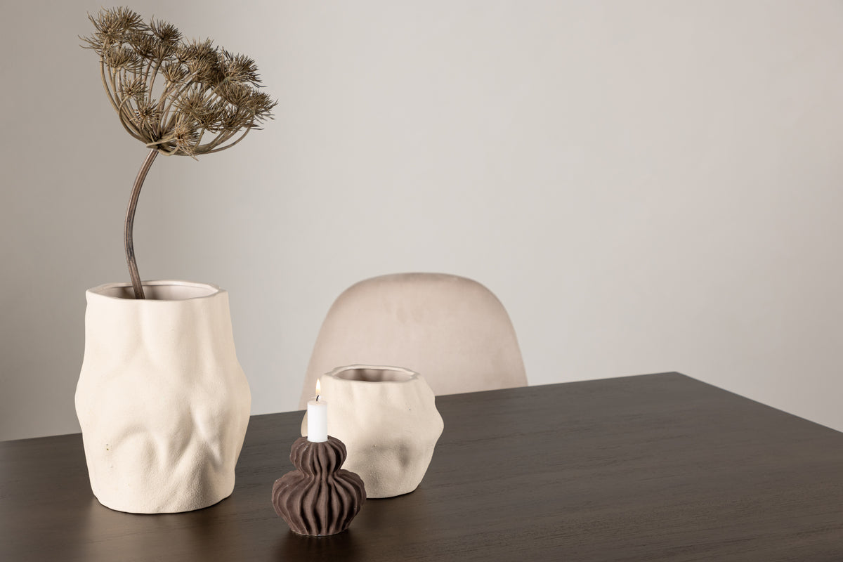 Kaseidon Rektangulært Spisebord 120 x 80 Mørkebrun