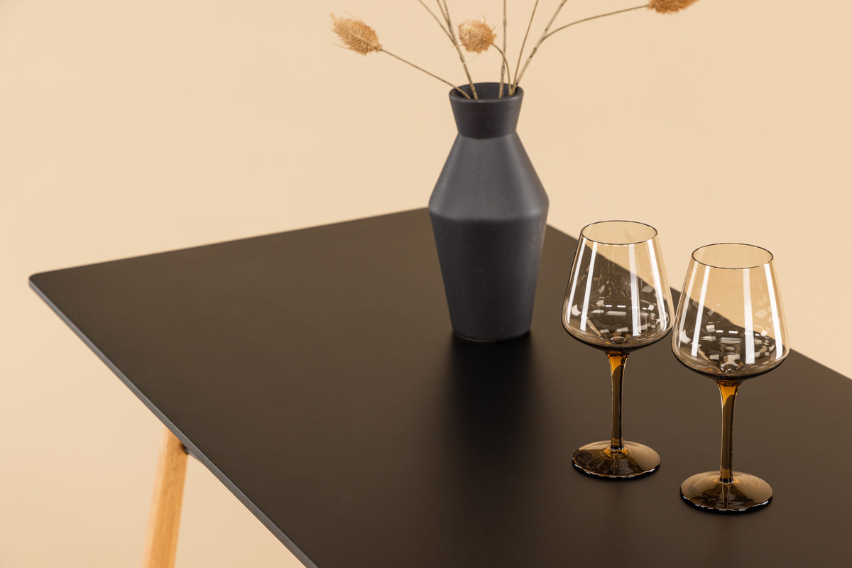 Danburi Rektangulært spisebord 120 x 60 Sort