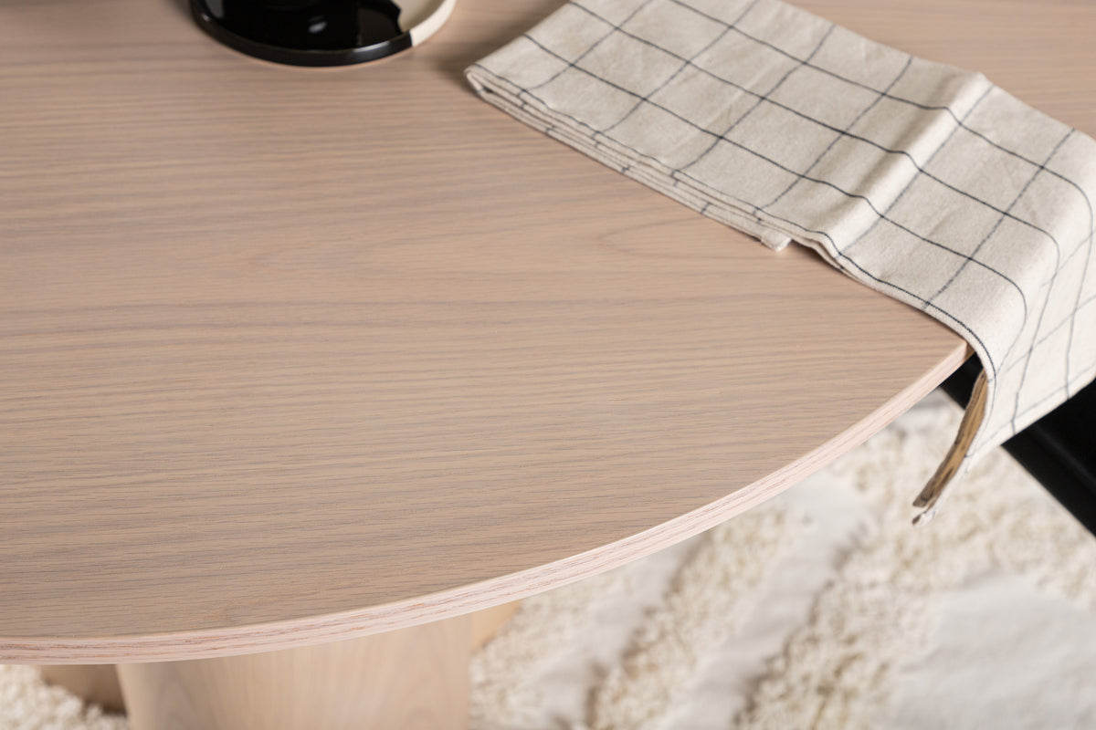 Olivia Rundt Spisebord ⌀110 Hvidvasket