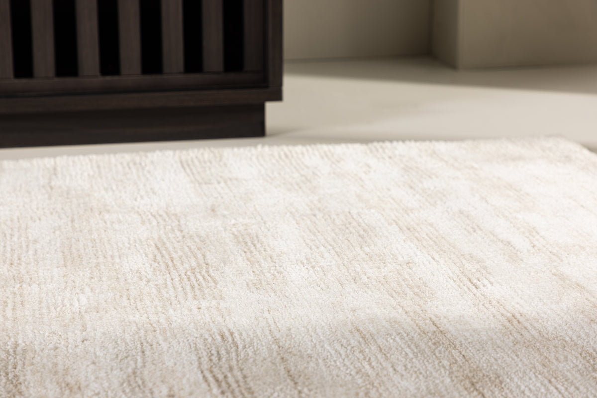 Milos Rektangulært Tæppe 290 x 200 Beige