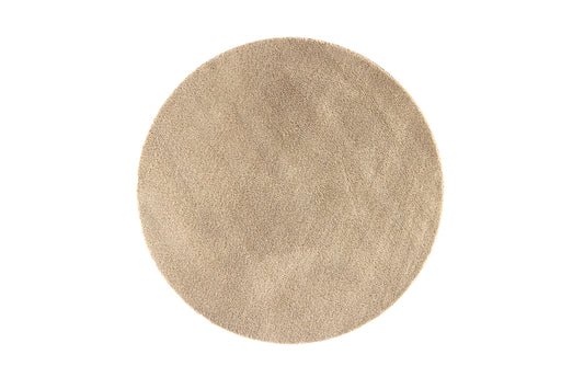 Teddy Rundt Tæppe ⌀200 Beige