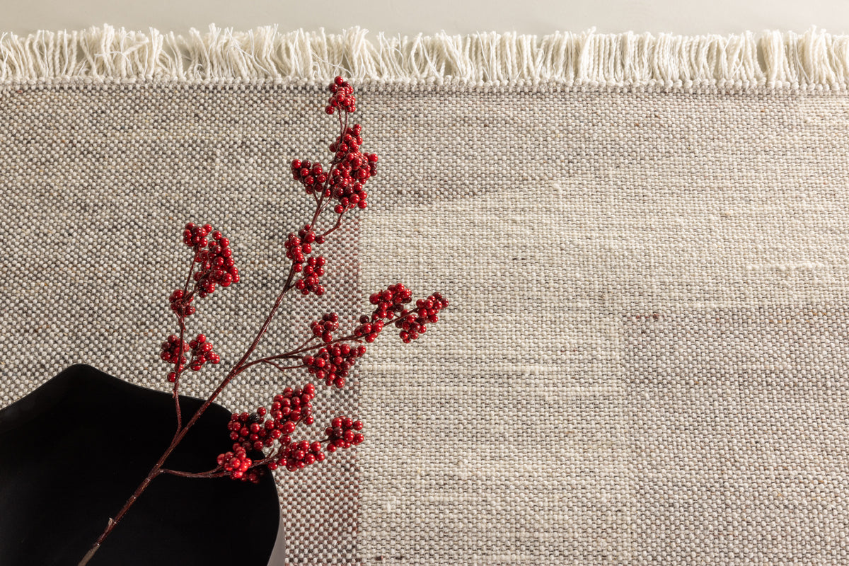 Rio Rektangulært Tæppe 230 x 160 Beige