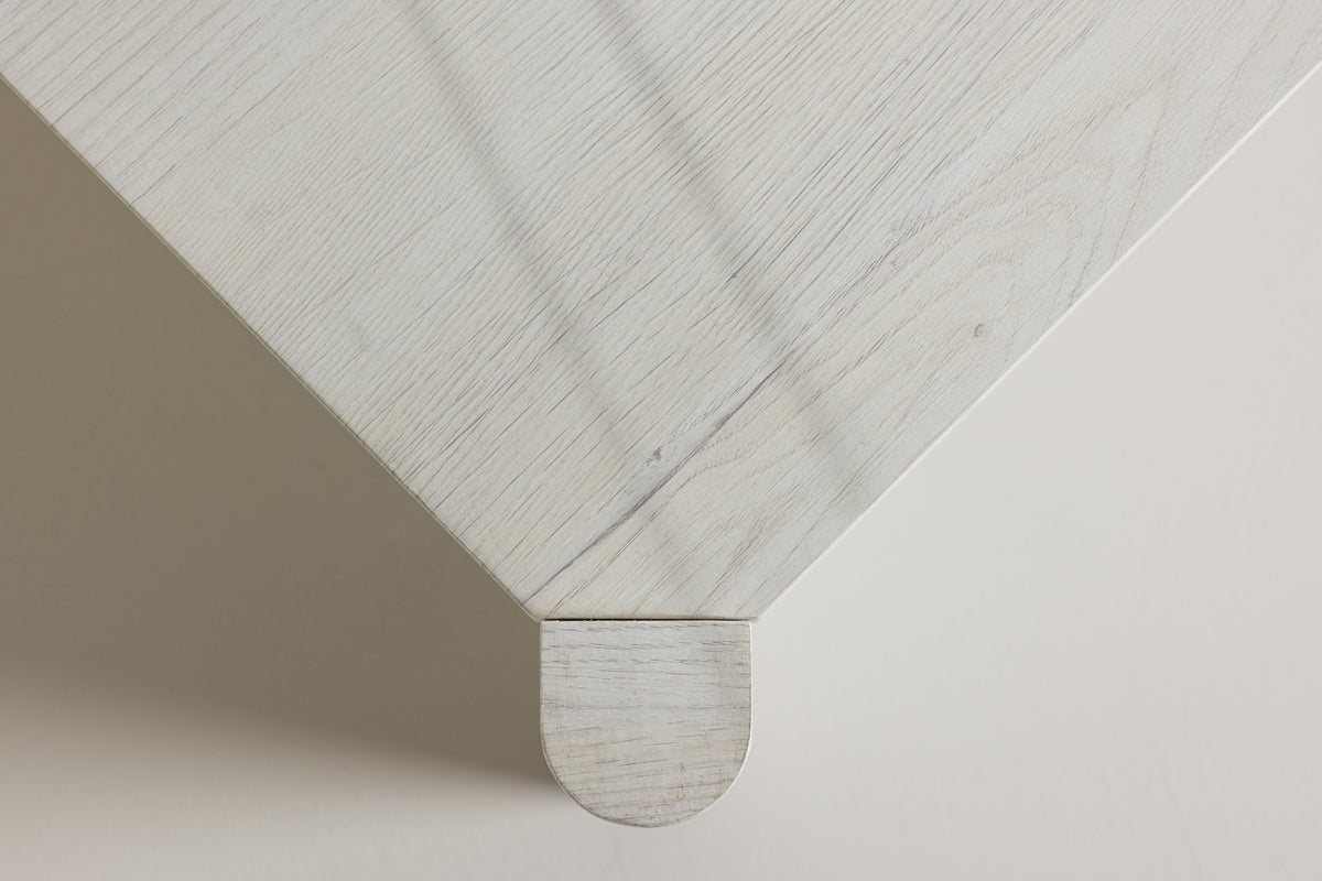 Rogaland Sofa Table 100 x 100 Hvidvasket