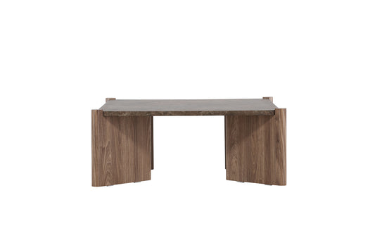 Rogaland Sofa Table 100 x 100 Brun