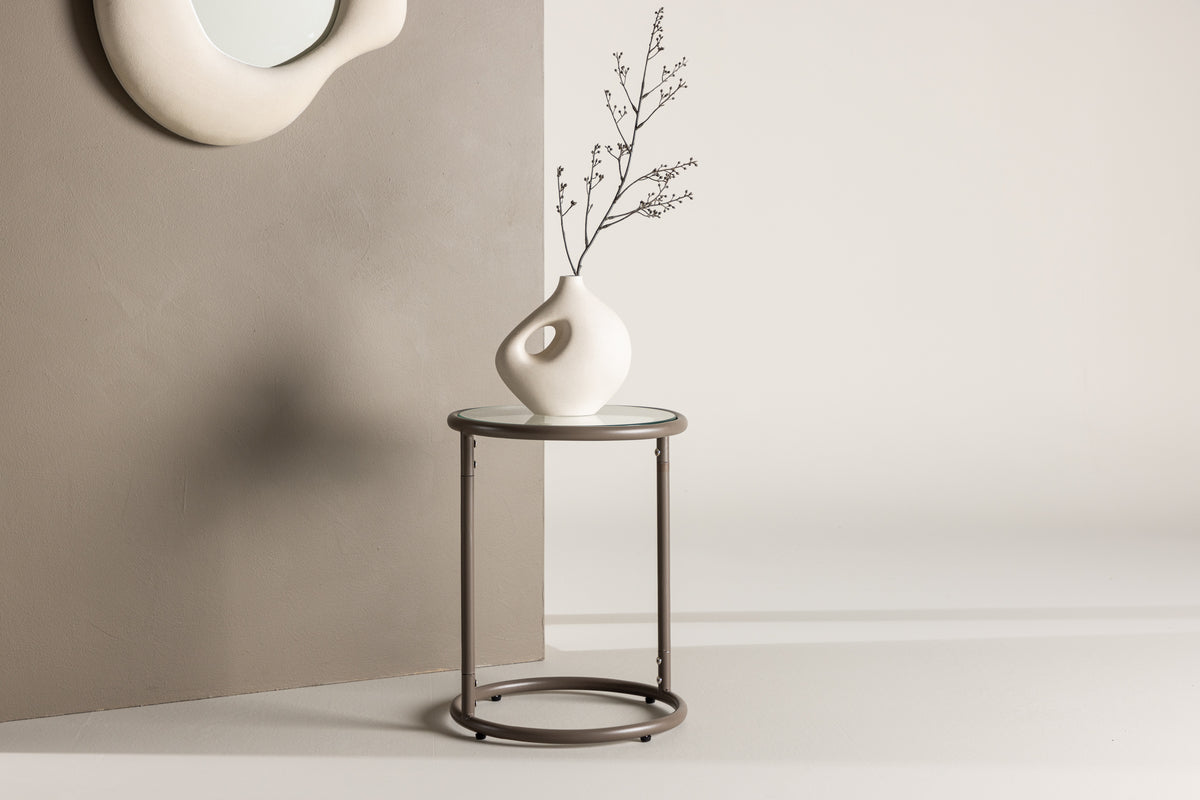 Stavanger Side Table ø35 Brun