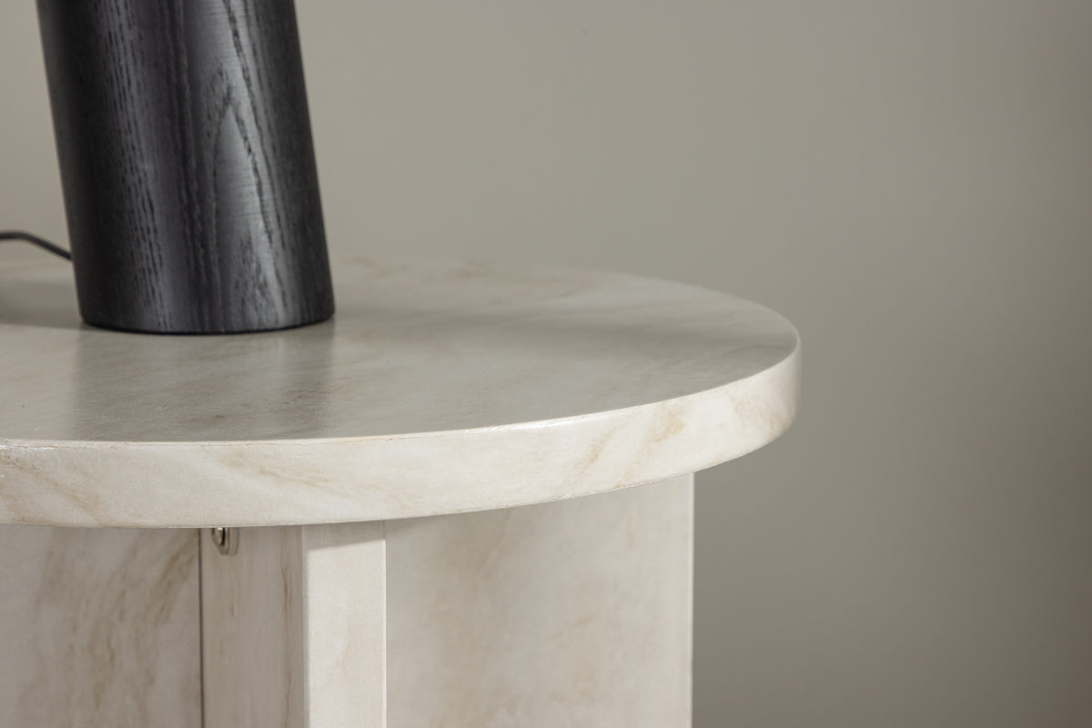 Ålesund Sidebord ⌀40 Beige