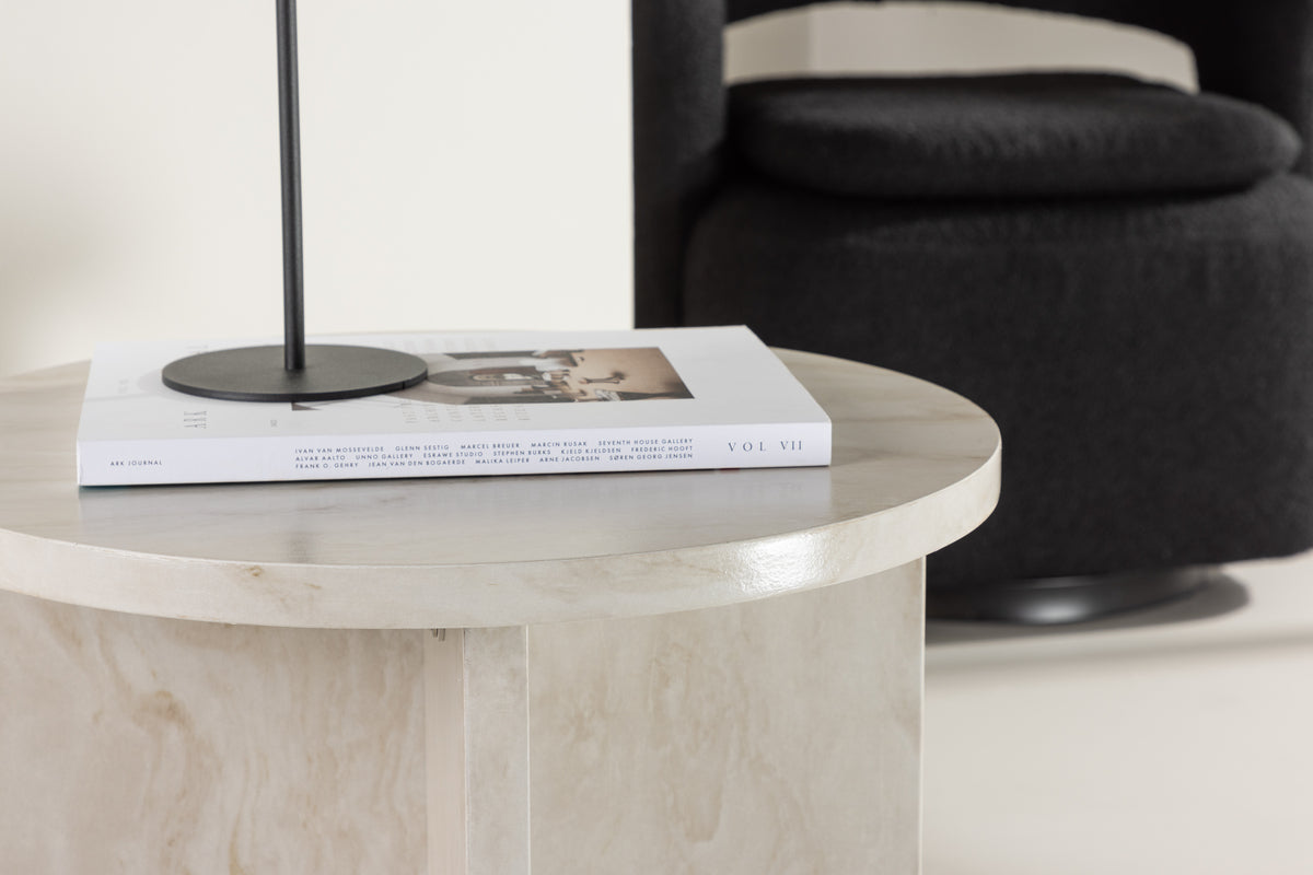 Ålesund Side Table ⌀50 Beige