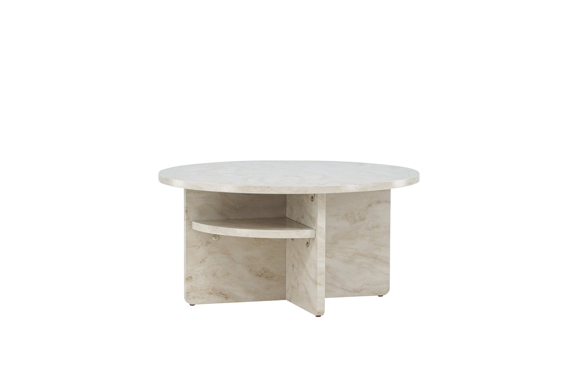 Ålesund Sofa Table ⌀85 Beige