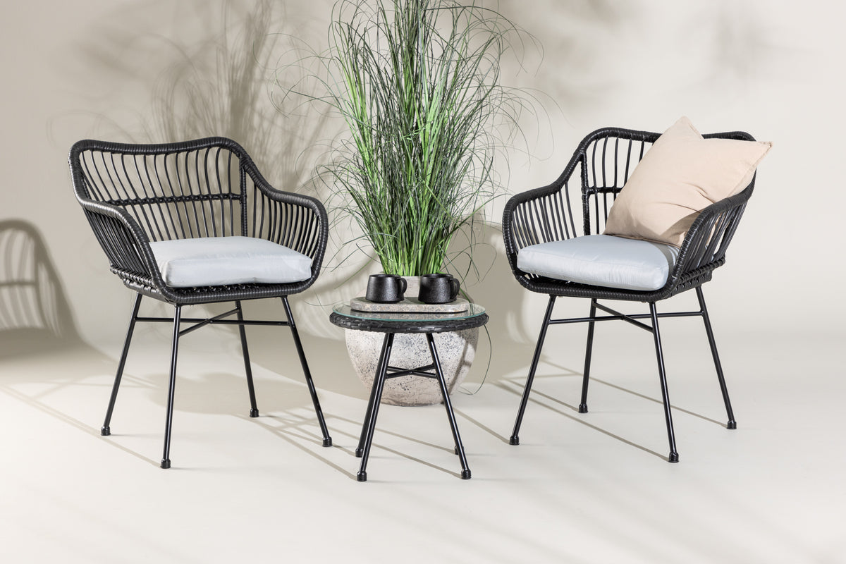 Viga Lounge Sæt Sort