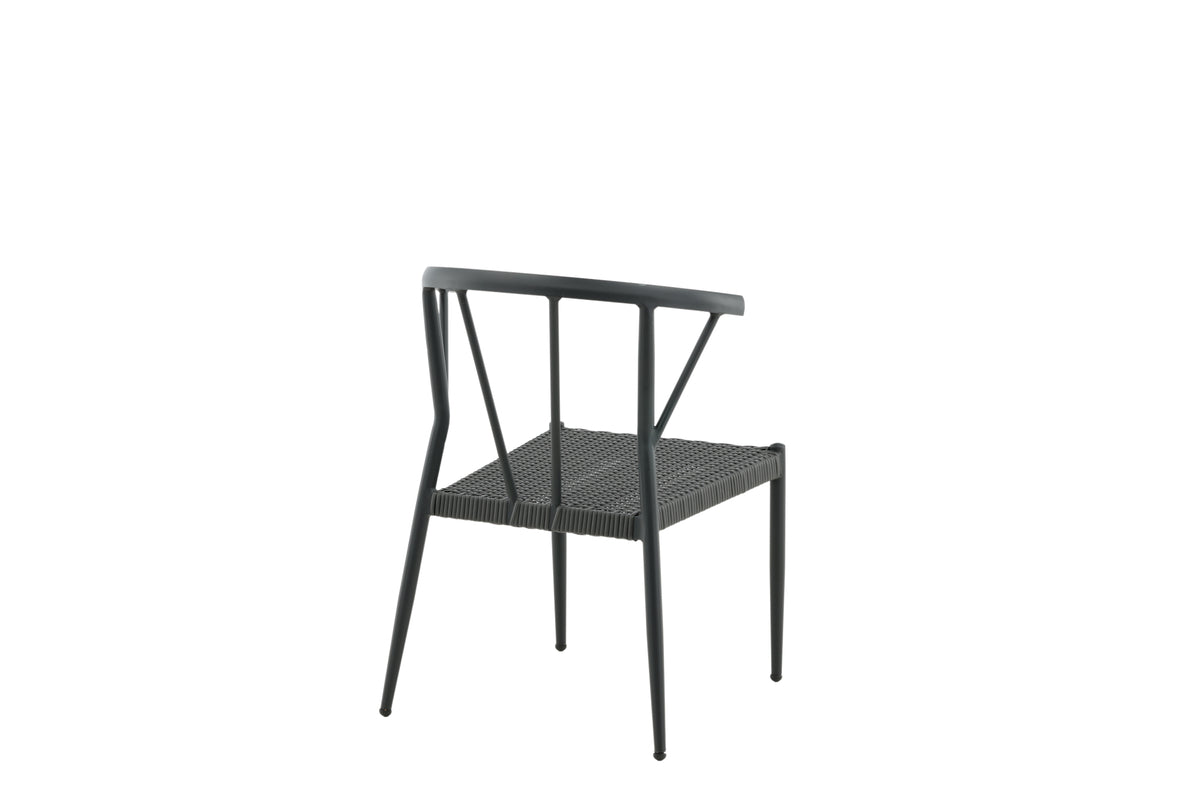 Stina Spisebordsstol 6-pak Sort
