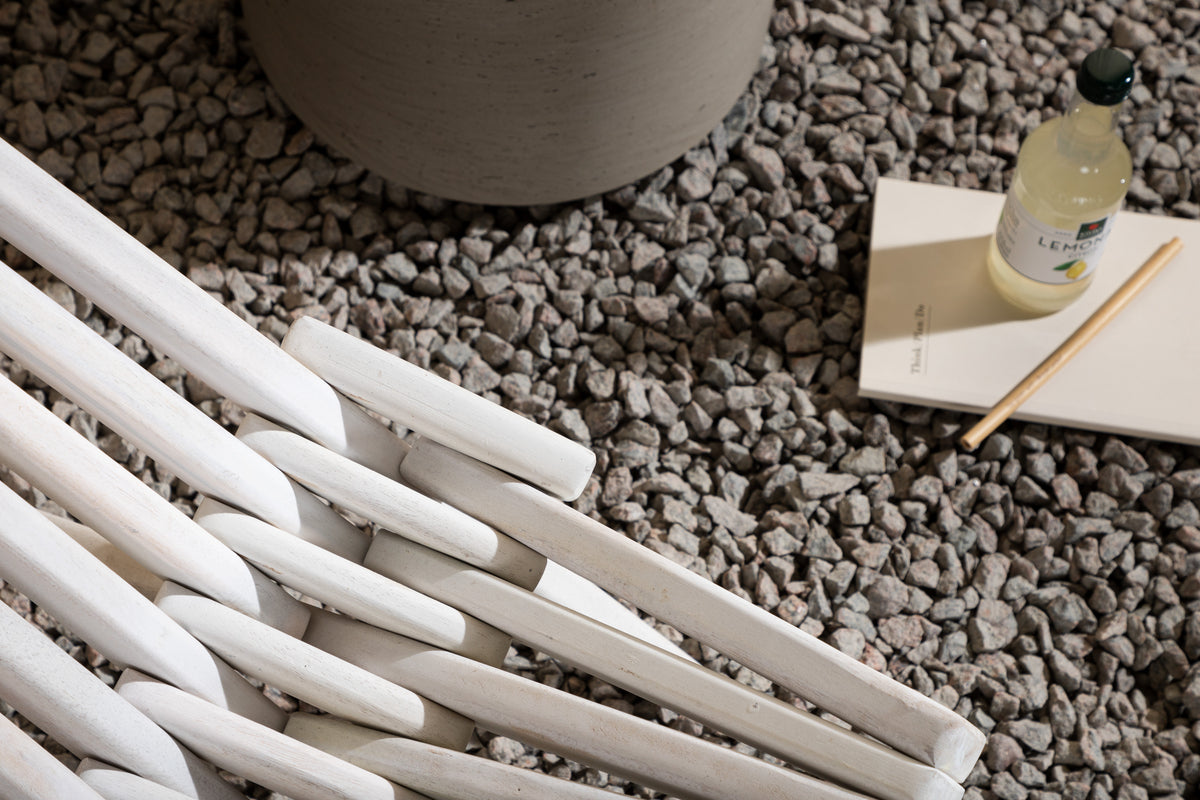 Loungestol Whitewash