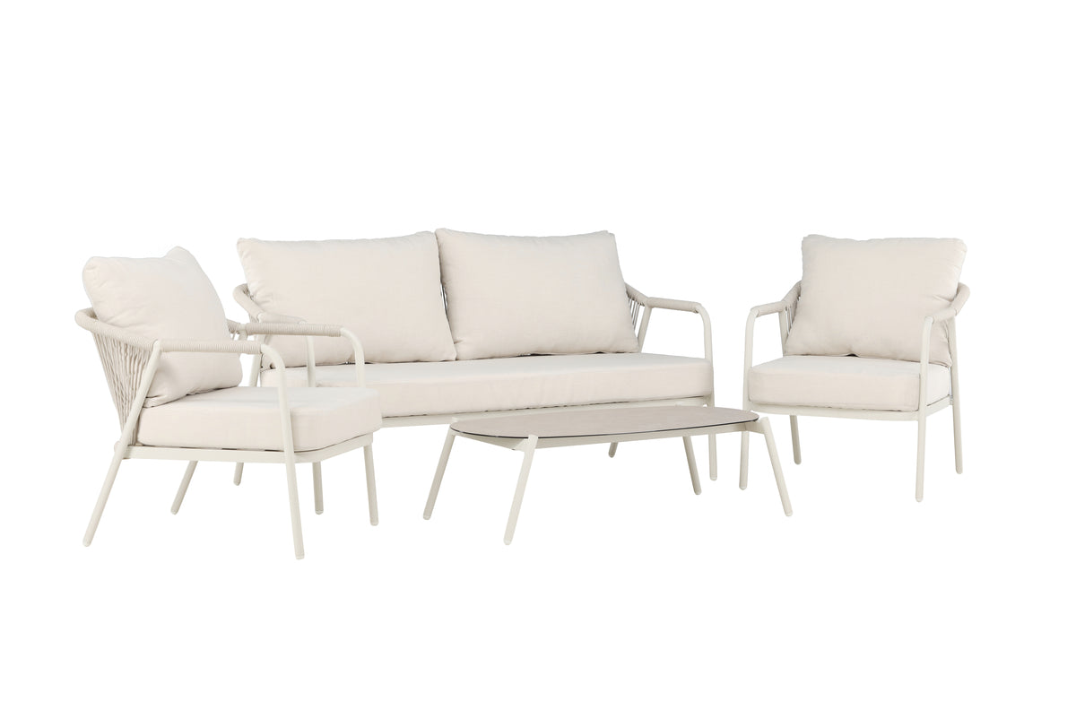 Sicily Lounge Set Beige Beige