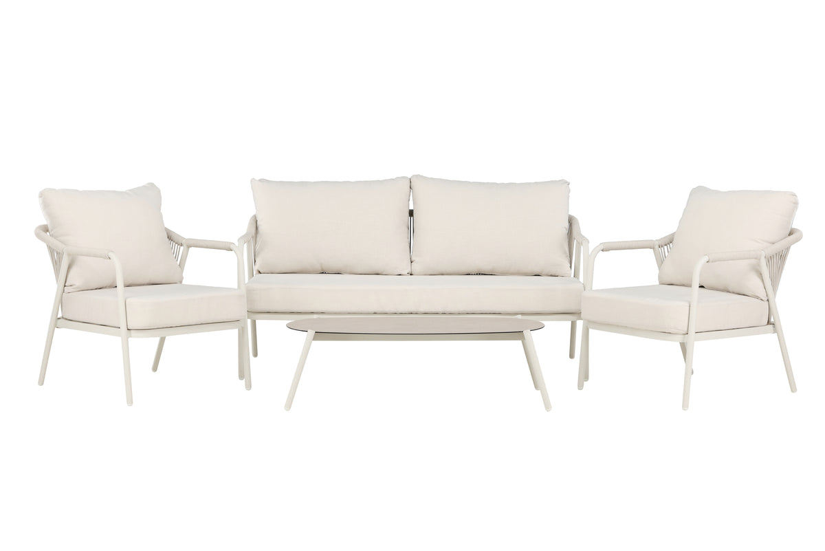 Sicily Lounge Set Beige Beige