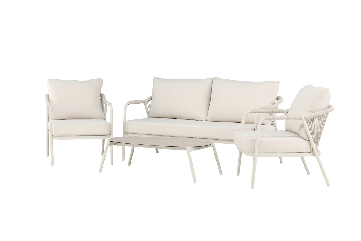 Sicily Lounge Set Beige Beige