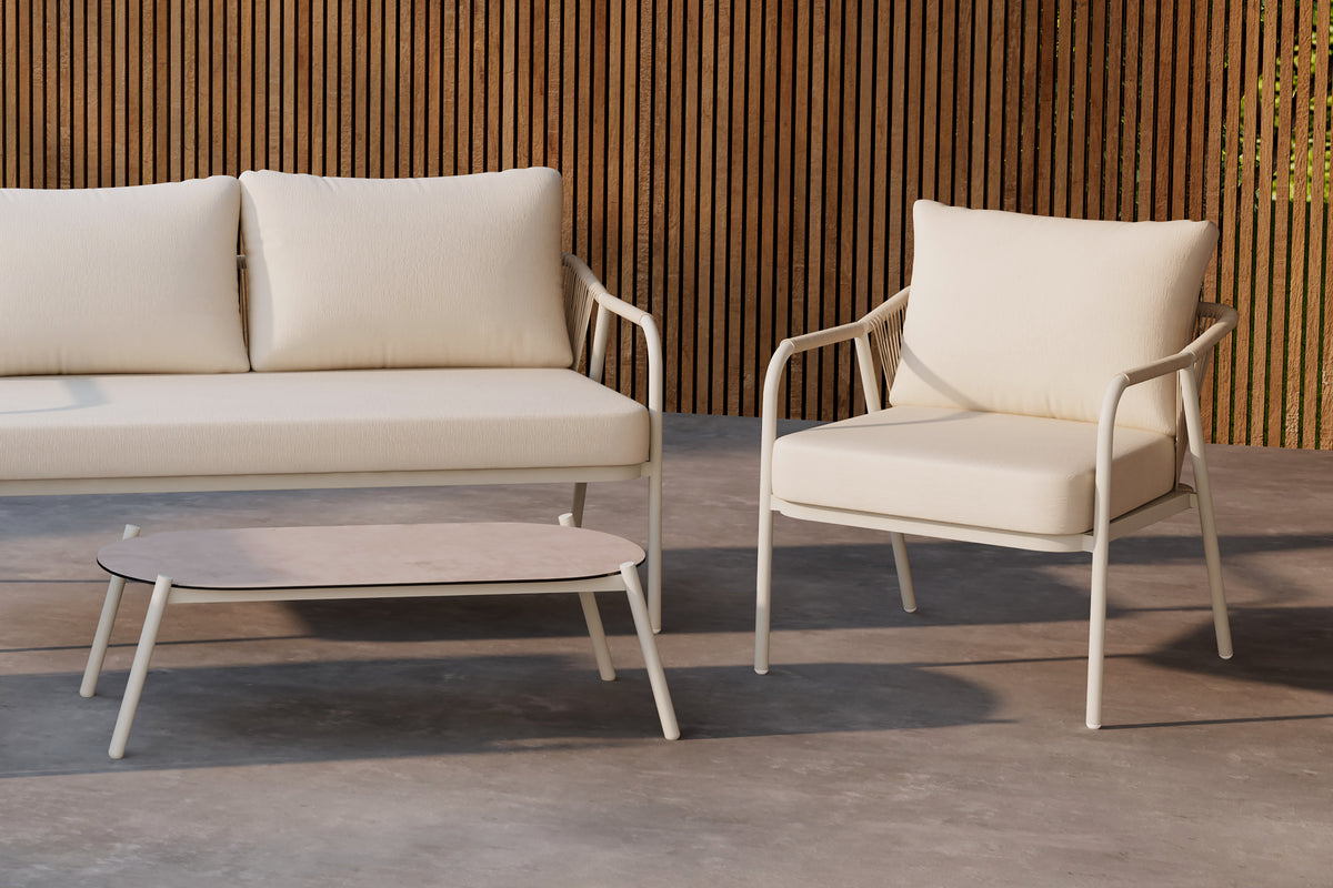 Sicily Lounge Set Beige Beige