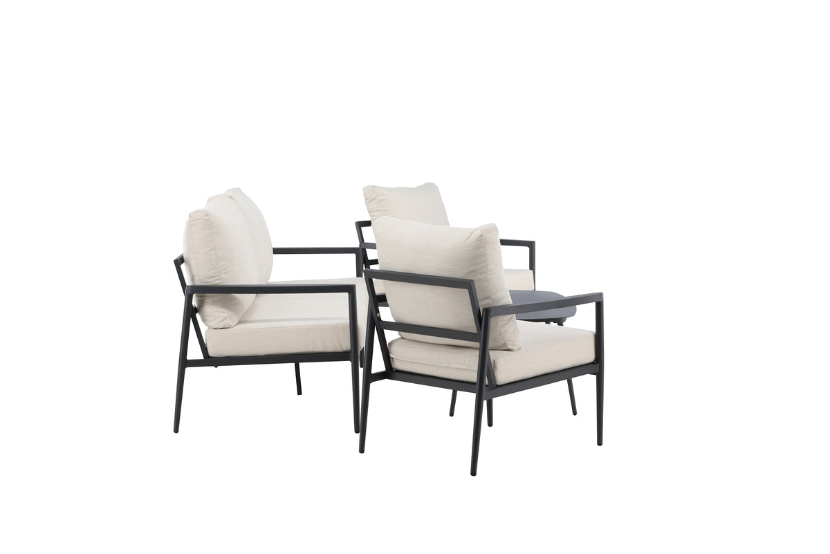 Taromina Lounge Set Black Black