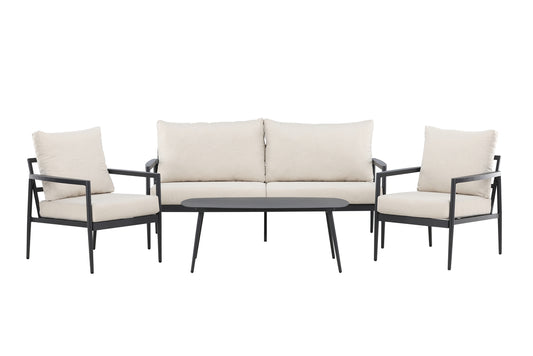 Taromina Lounge Set Black Black