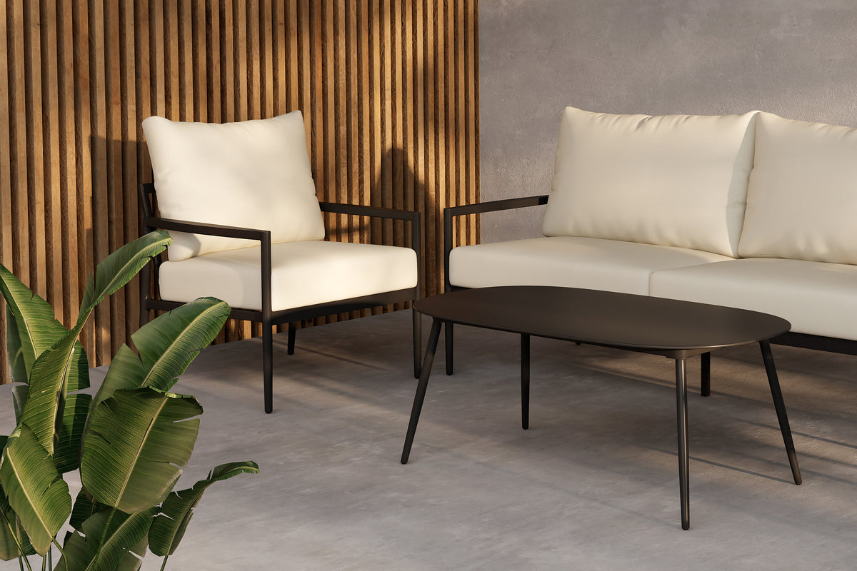 Taromina Lounge Set Black Black