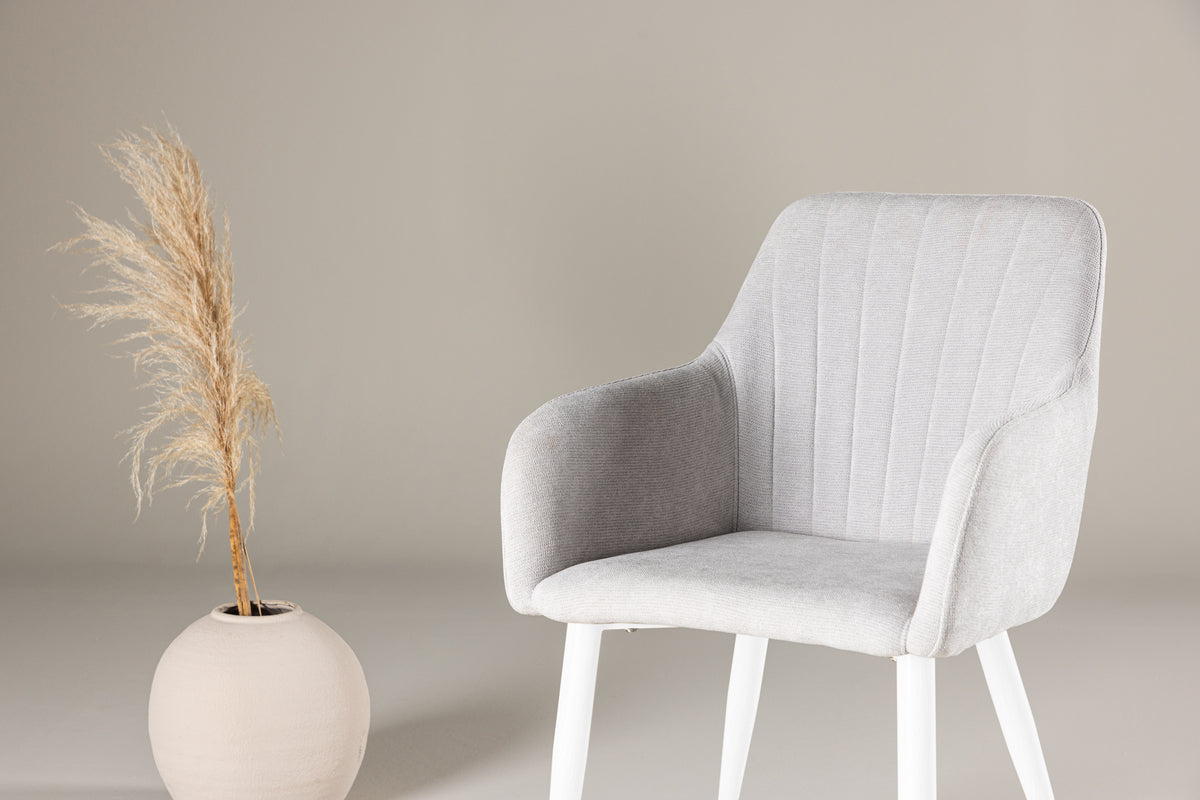 Comfort Spisestol 2-pak Lys Grå