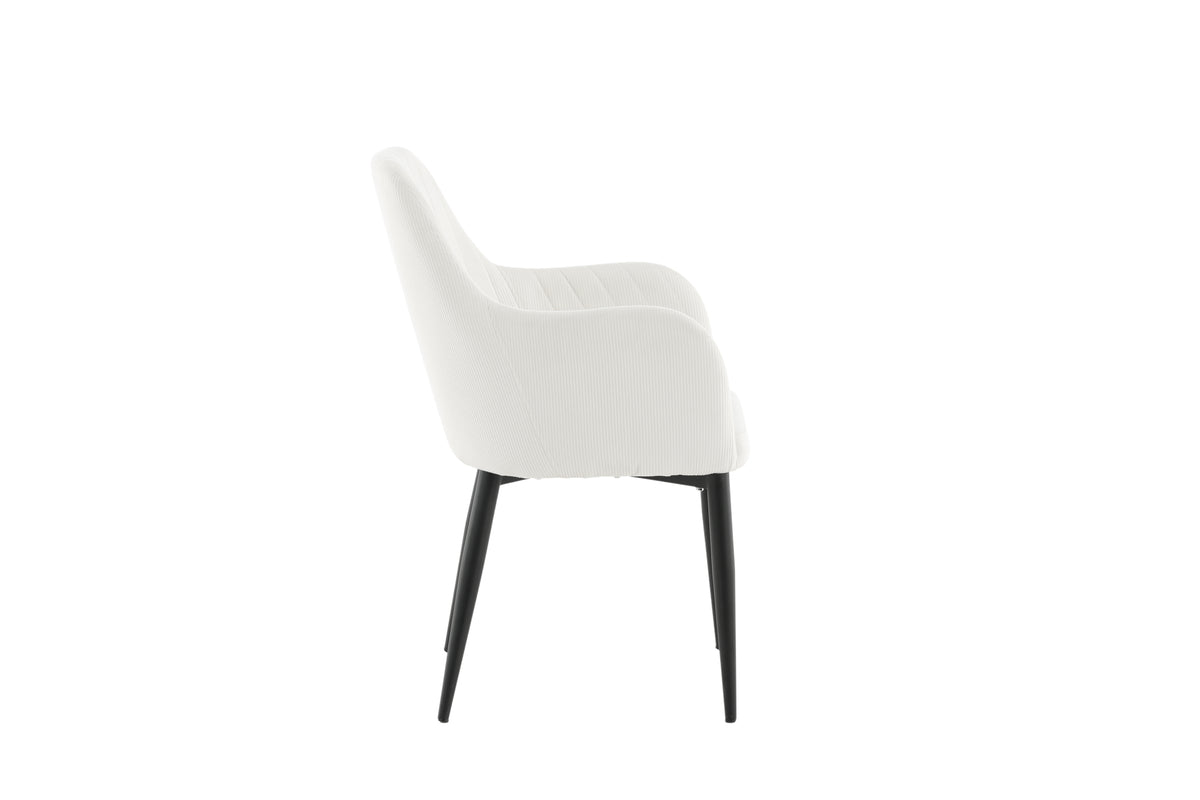 Comfort Spisebordsstol 2-pak Hvid