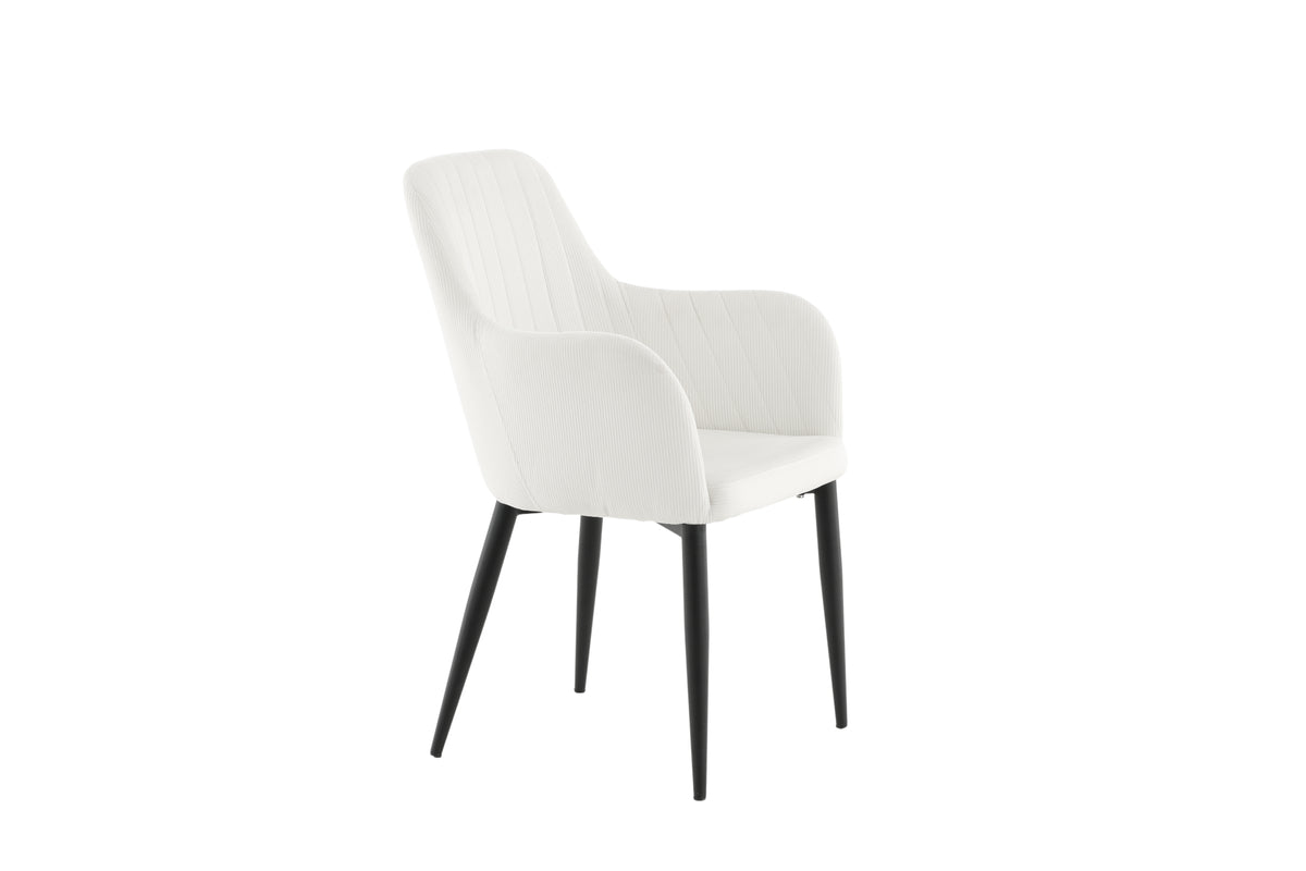 Comfort Spisebordsstol 2-pak Hvid