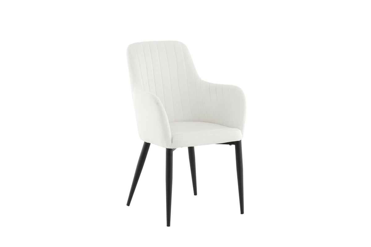 Comfort Spisebordsstol 2-pak Hvid
