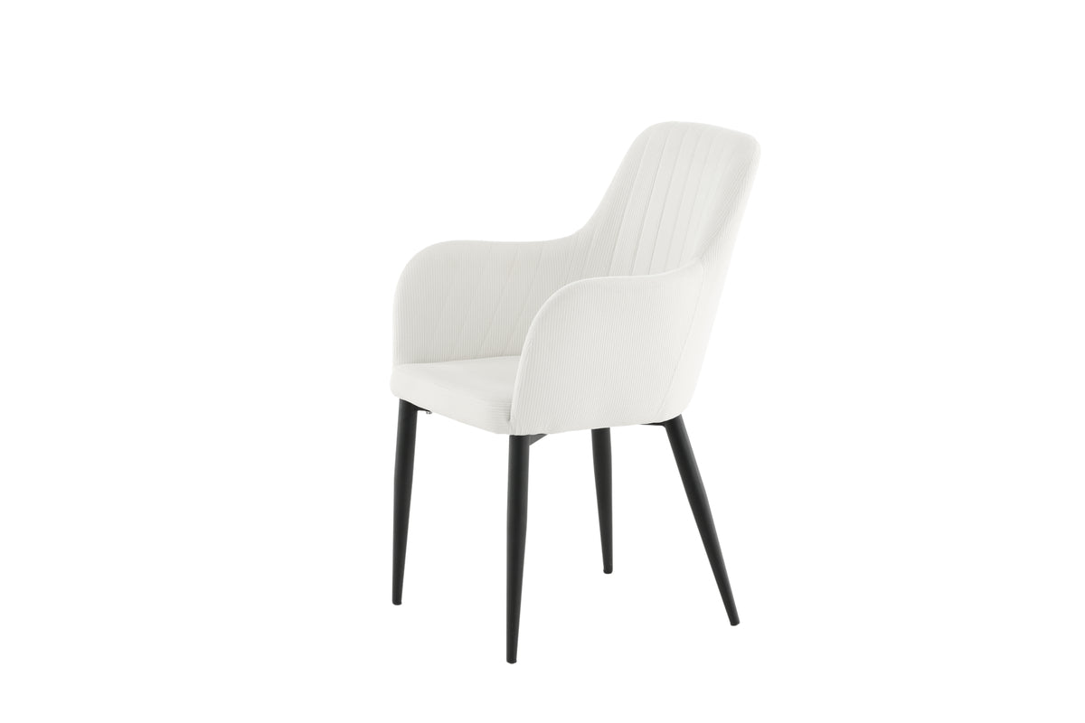 Comfort Spisebordsstol 2-pak Hvid