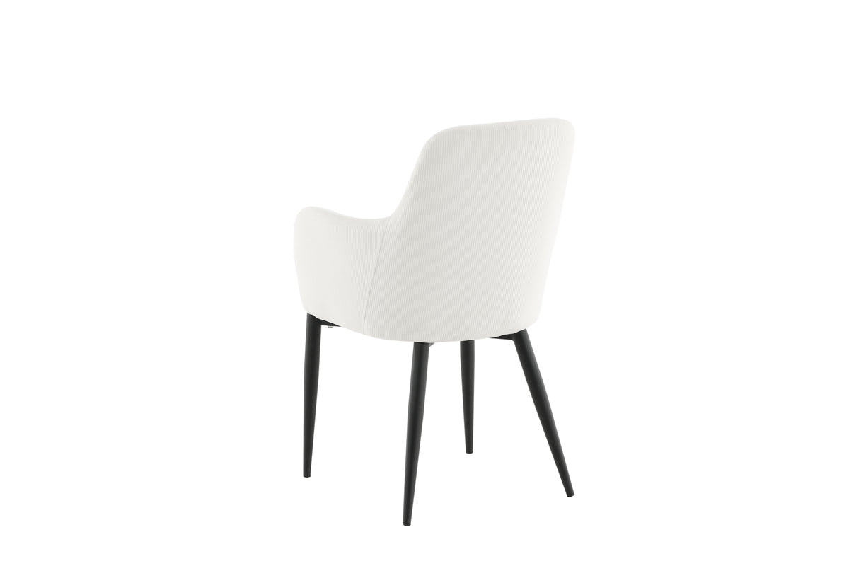 Comfort Spisebordsstol 2-pak Hvid