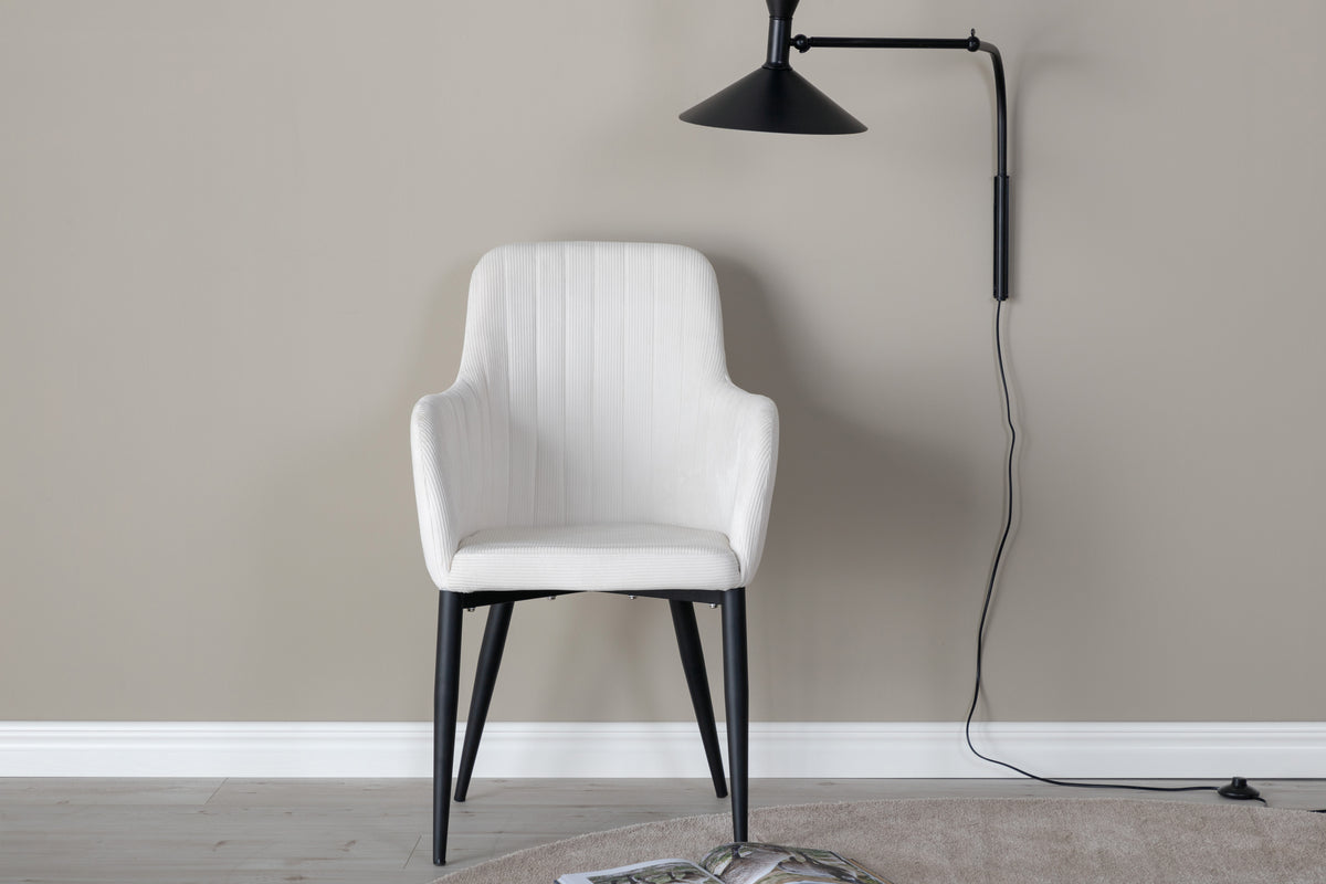 Comfort Spisebordsstol 2-pak Hvid