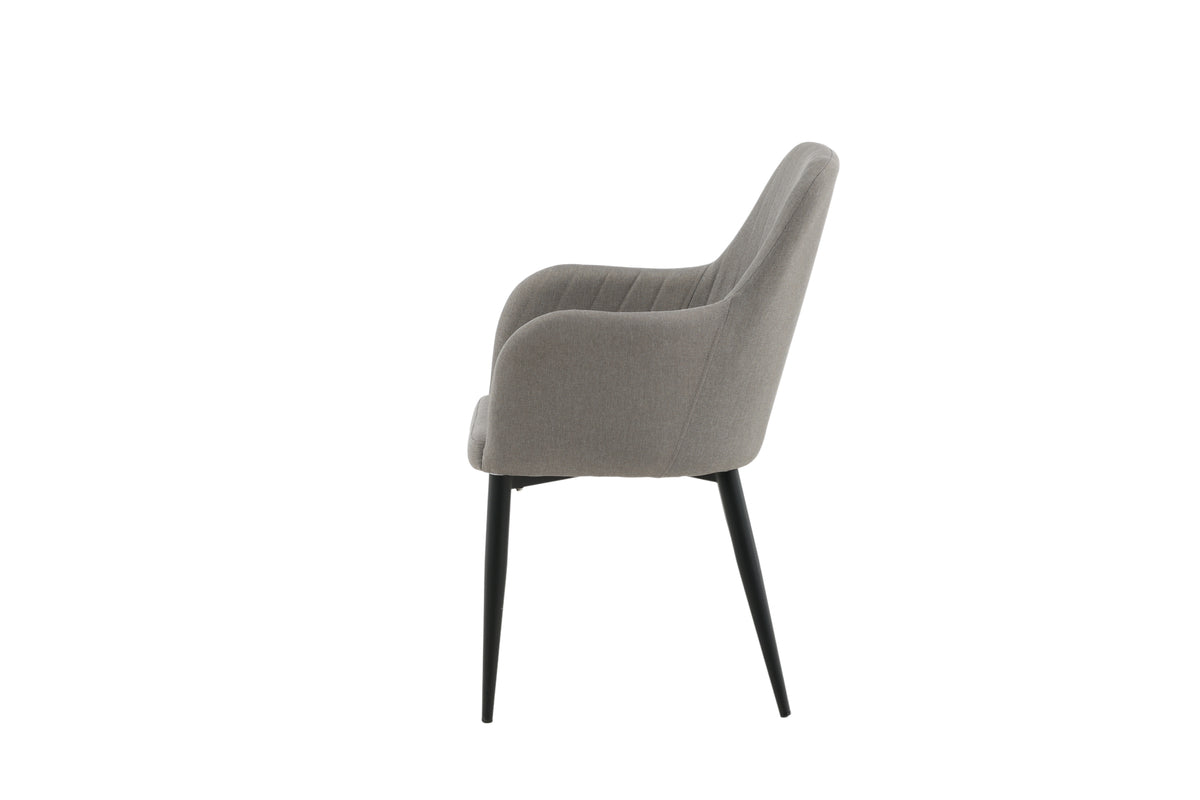 Comfort Spisebordsstol 2-pak Grå