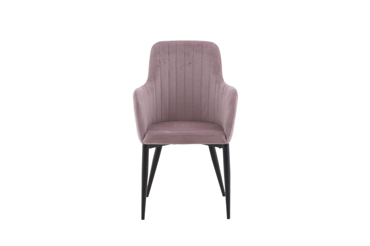 Comfort Spisebordsstol 2-pak Støvet Rosa