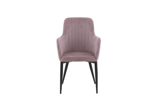 Comfort Spisebordsstol 2-pak Støvet Rosa