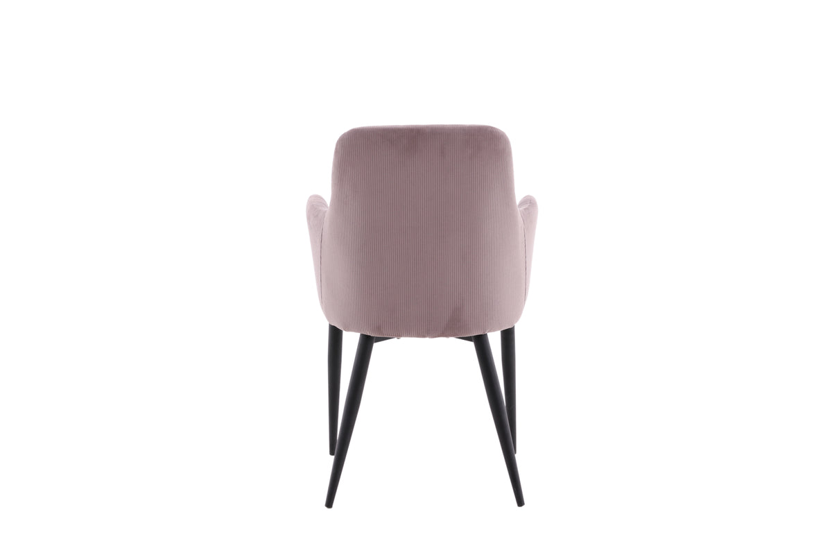 Comfort Spisebordsstol 2-pak Støvet Rosa