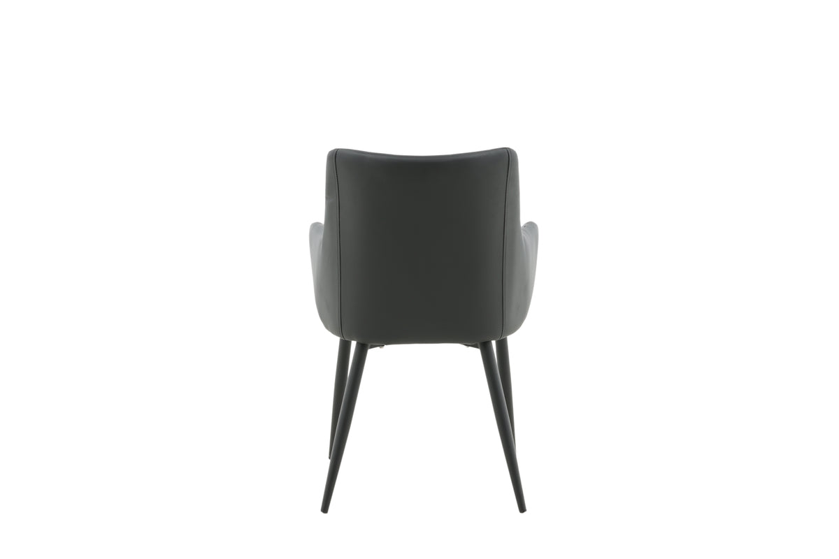 Comfort Spisebordsstol 2-pak Sort