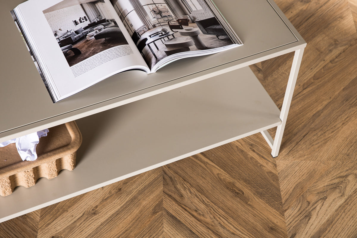 Staal Sidebord 102 x 43 Beige