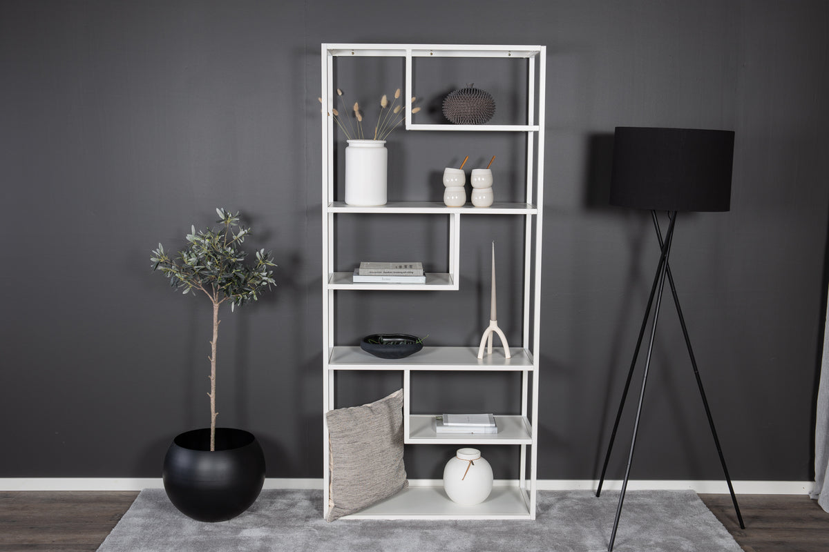 Staal Reol 35 x 85 x 190 Hvid