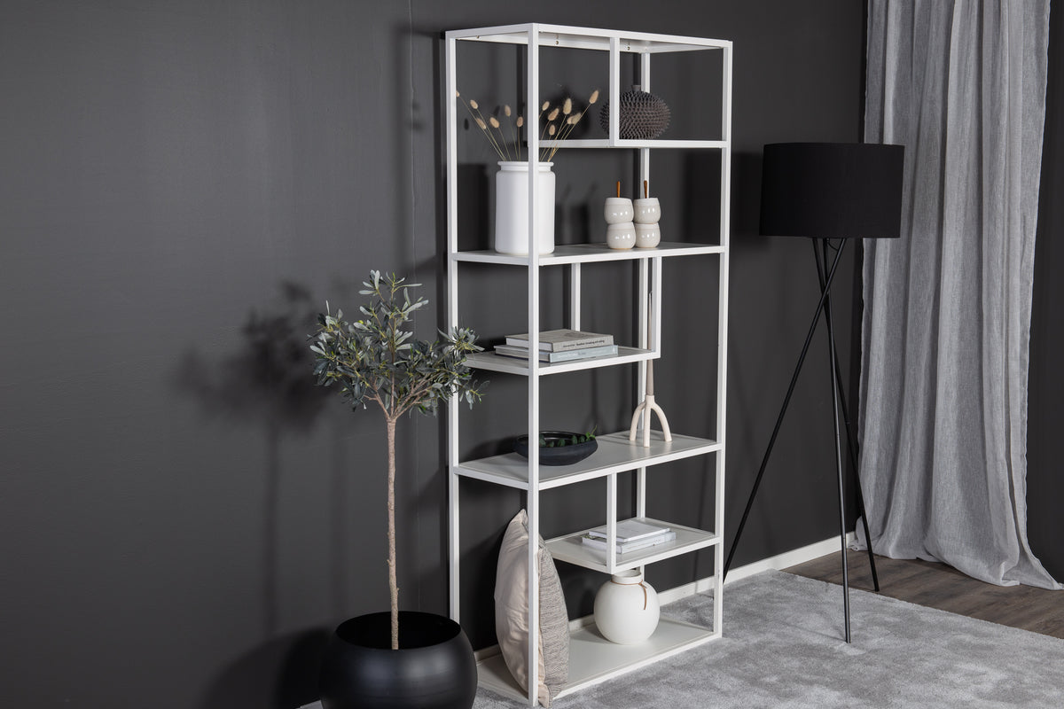 Staal Reol 35 x 85 x 190 Hvid