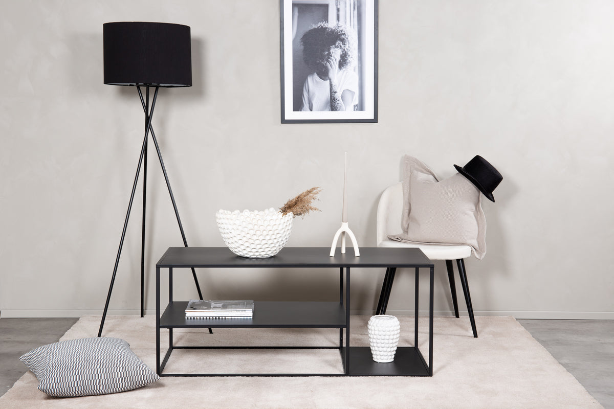 Staal Sofabord 120 x 50 Sort