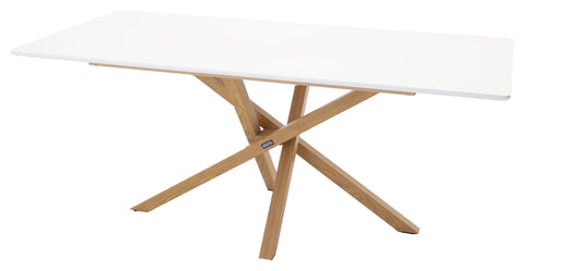 Piazza rektangulært spisebord 180 x 90 hvid